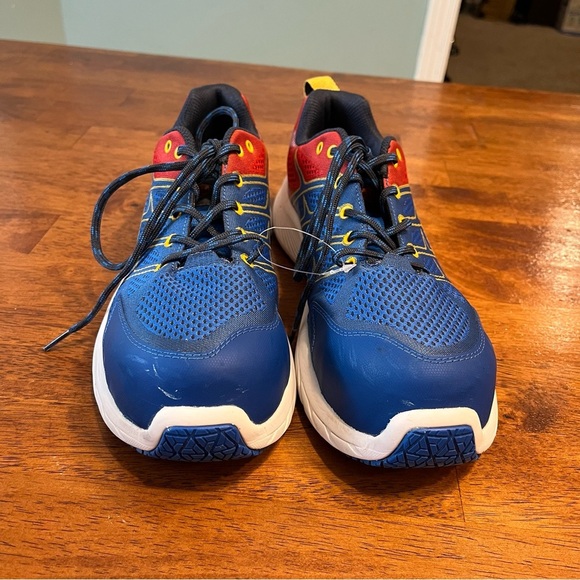 Merrell Men’s Moab flight red blue sneaker shoe size 8.5 - Picture 3 of 10